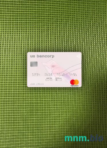 USA U.S. Bancorp bank wygląd zdjęcia mastercard skan PSD + zdjęcie